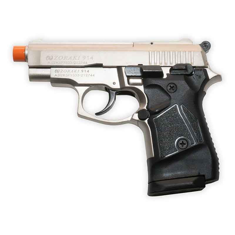 Blank-Firing Zoraki 914 Pistol - Semi-Auto Front-Firing 9mm PAK