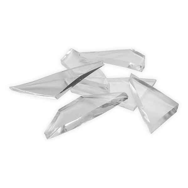 Rubber Glass Pieces (1 lb)