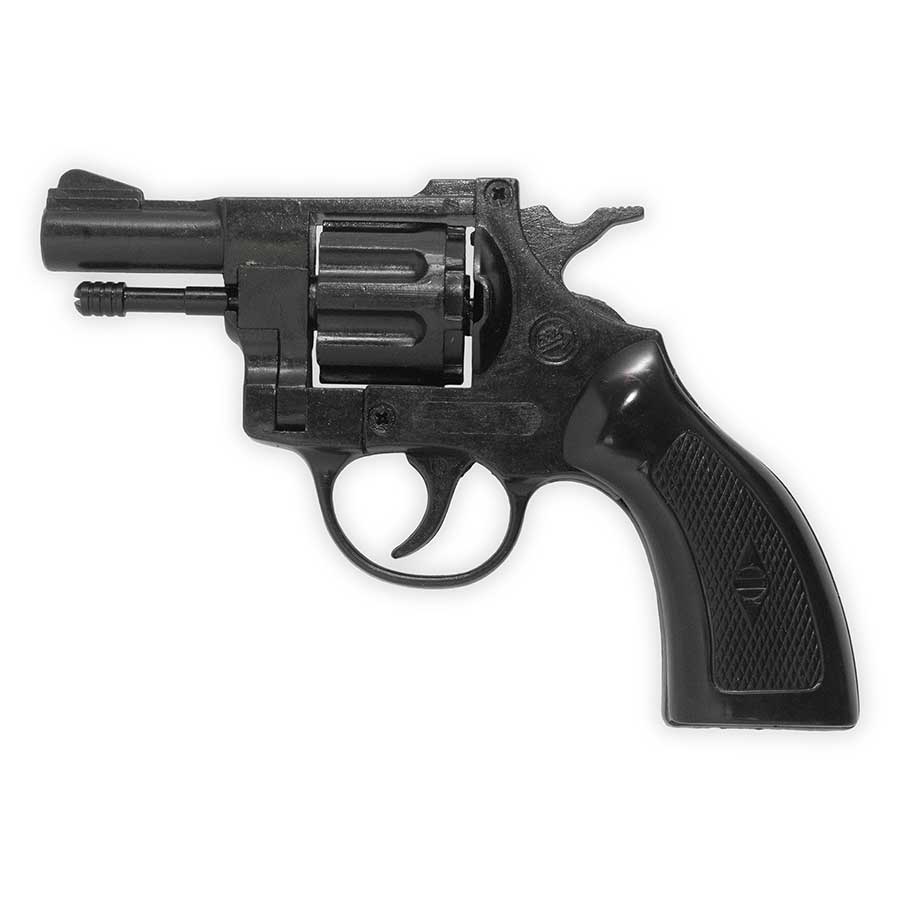 Blank Firing Olympic 6 Revolver - Top-Firing .22 Cal - Blued Finish