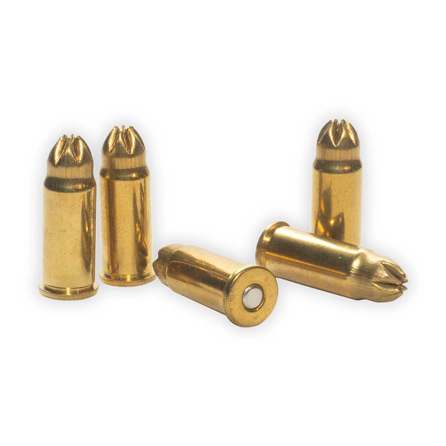 .38 Brass Blank Ammunition with Smoke (50 Rounds)