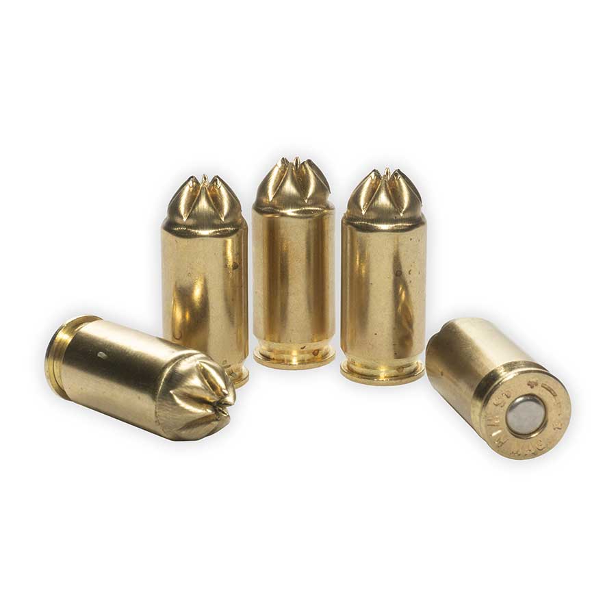 .45 ACP Brass Blank Ammunition (50 Rounds)