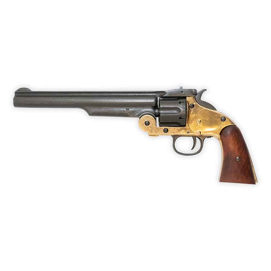 Non-Firing - M1869 Schofield Western Brass Trim Replica Pistol
