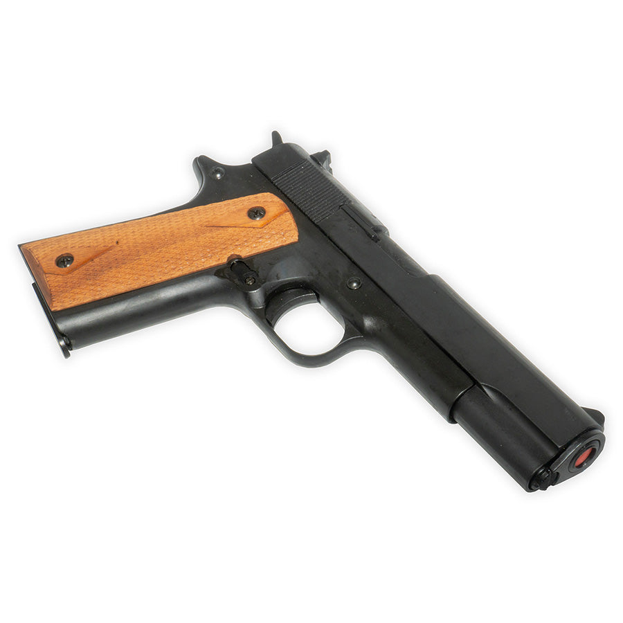 Non-Firing 45 Gov't M1911 Replica - Removable Magazine - Wooden Grips