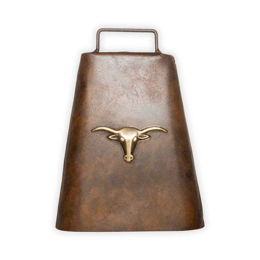 Shop Antiqued Rusted Large Iron Cowbell Prop - WesternStageProps