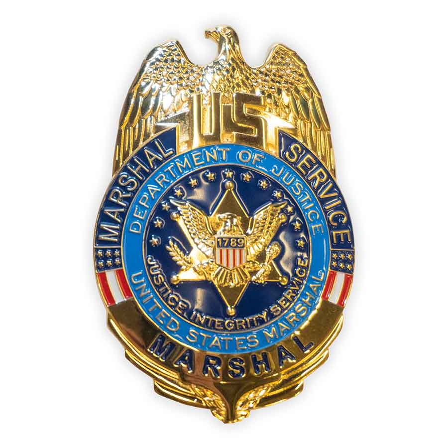 U.S. Marshal Badge Replica | Movie Prop DOJ Badge · Western Stage
