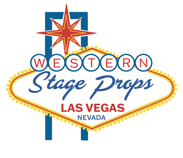 Logo of Western Stage Props in Las Vegas, Nevada with a star and colorful border.