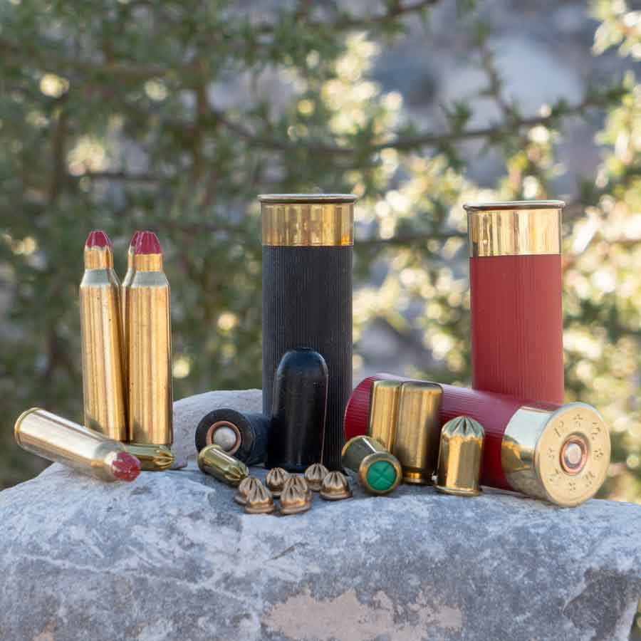 Multiple types of blank ammunition together - category image.
