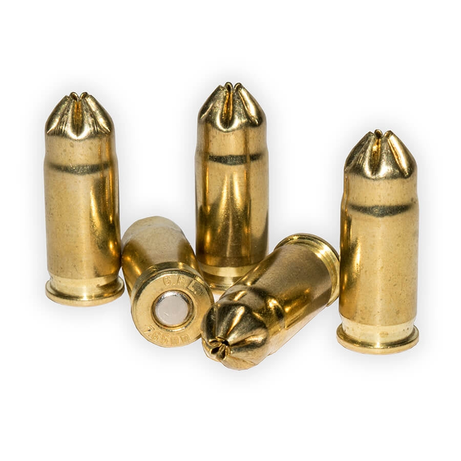 .32 ACP Brass Blank Ammunition (50 Rounds)