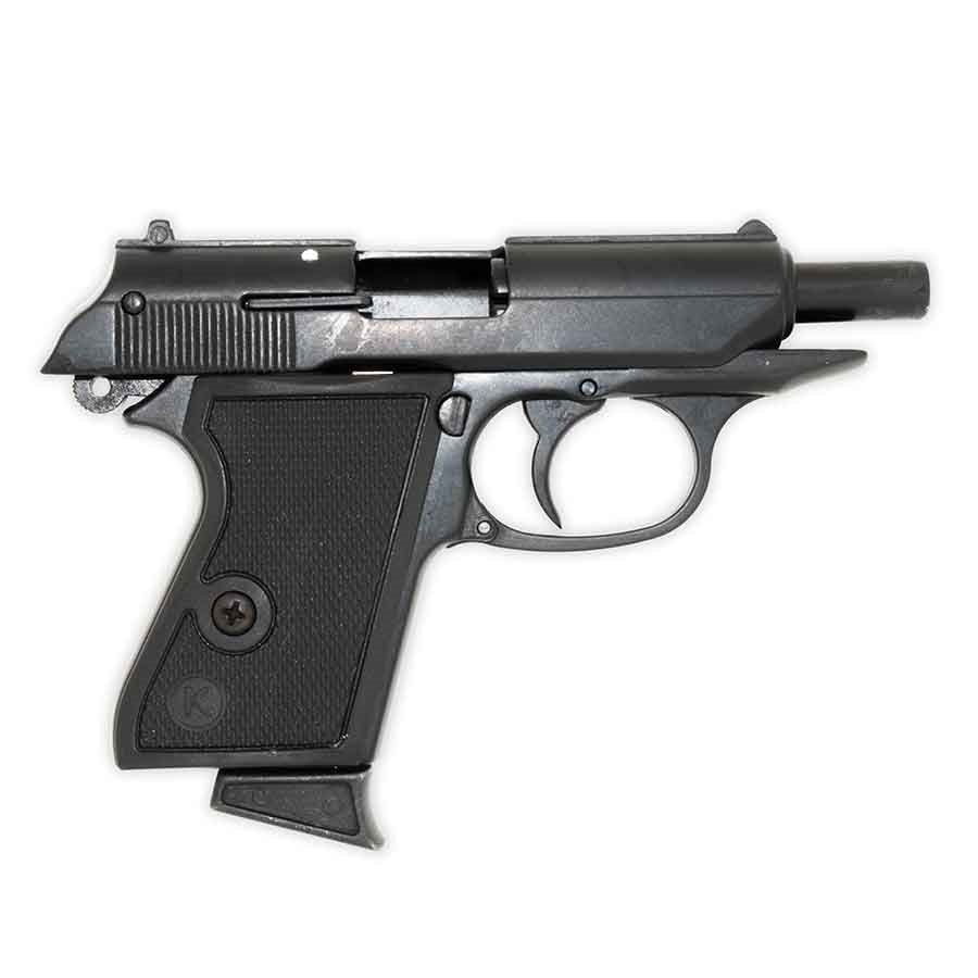 Blank-Firing Lady K Pistol - Semi-Auto Top-Firing 9mm PAK - Blued Finish