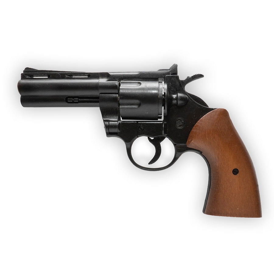 Blank-Firing Revolver - Bruni .357 Magnum Side-Firing (.380 cal) - Black