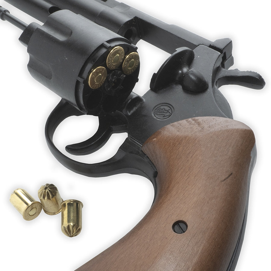 Blank-Firing Revolver - Bruni .357 Magnum Side-Firing (.380 cal) - Black