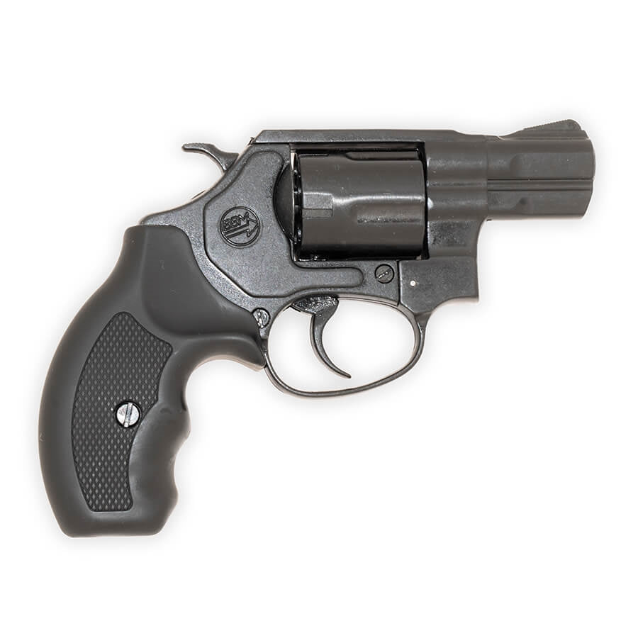 Blank-Firing 38 Special Revolver - 2" Barrel .380 Cal - Black Finish