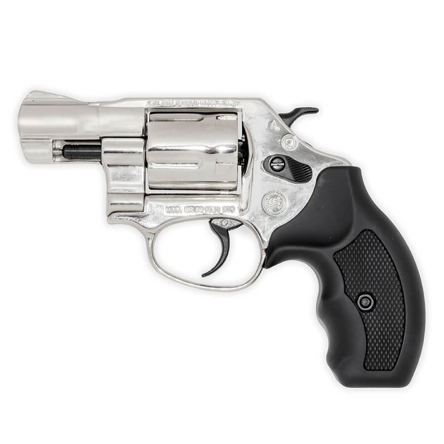 Blank-Firing Revolver - .38 Special - Nickel Finish - 2" Barrel  (.380 cal)