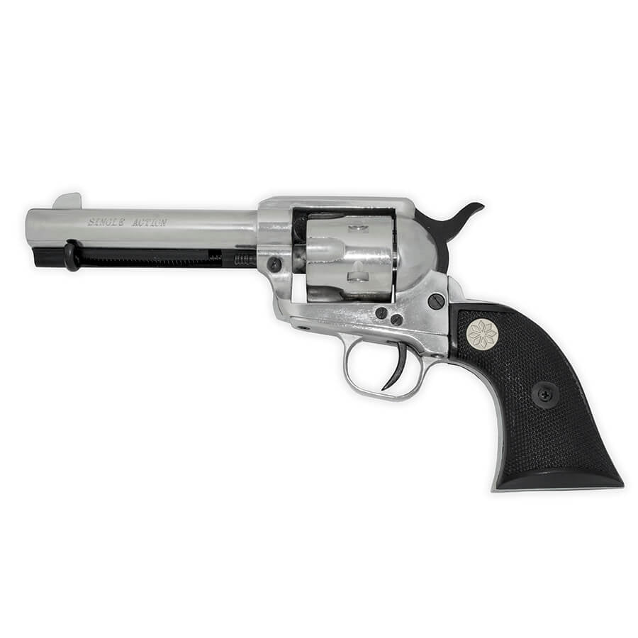 Blank-Firing Single Action Revolver - Nickel Finish - .380 cal