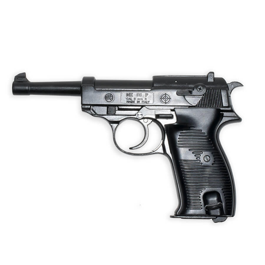 Walther P38 Replica Blank Gun · Western Stage Props