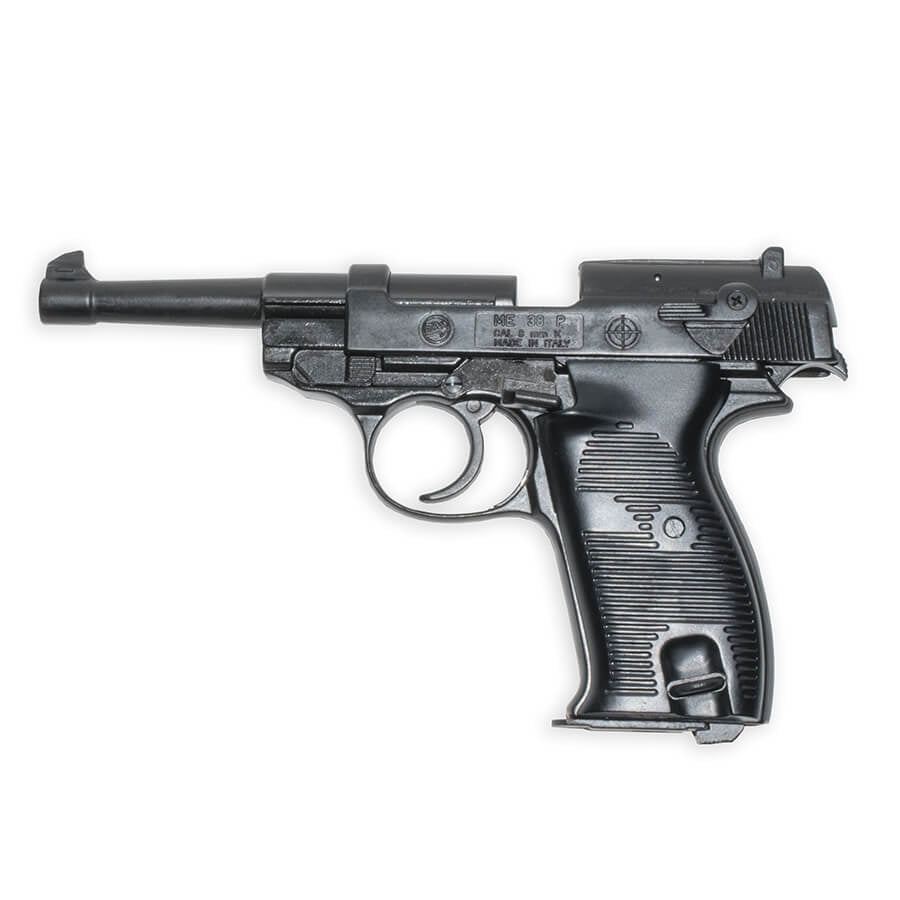 Blank-Firing - P38 Semi-Auto Pistol - Blued Finish - 8mm PAK
