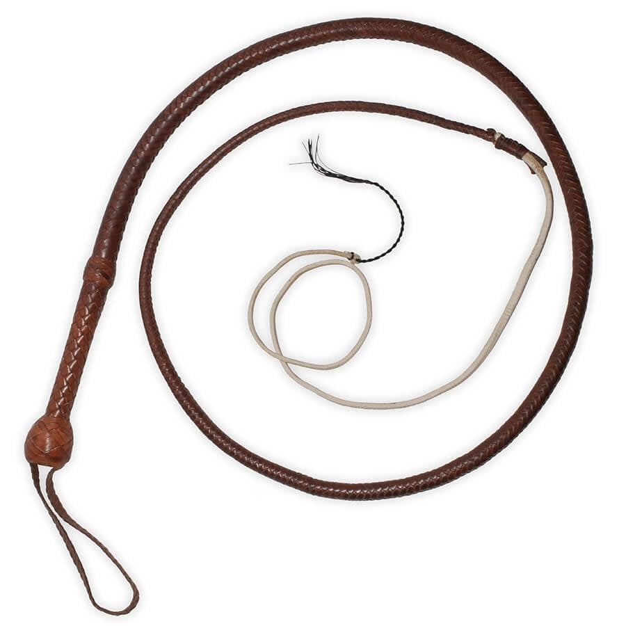 6' Indiana Jones Saddle Tan Bullwhip