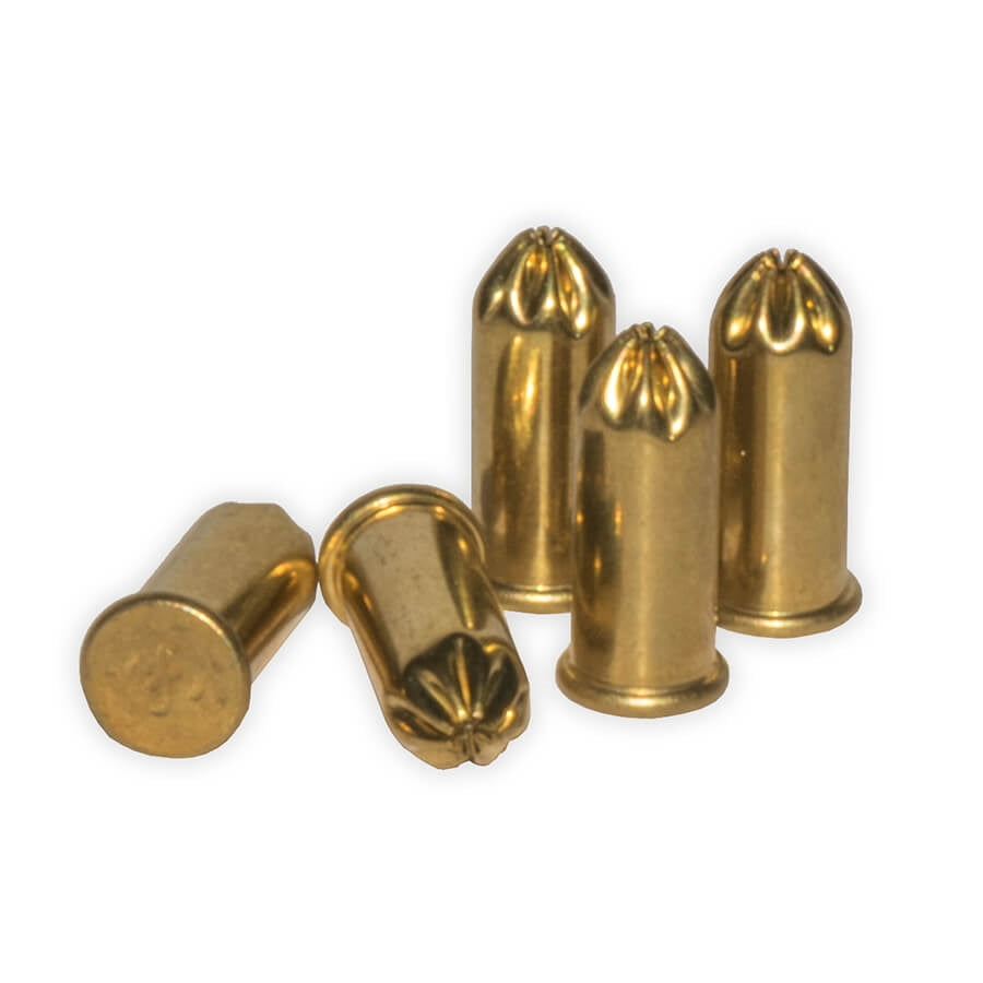 .22 Long Rifle Brass Blank Ammunition WITH SMOKE (50 Rounds)