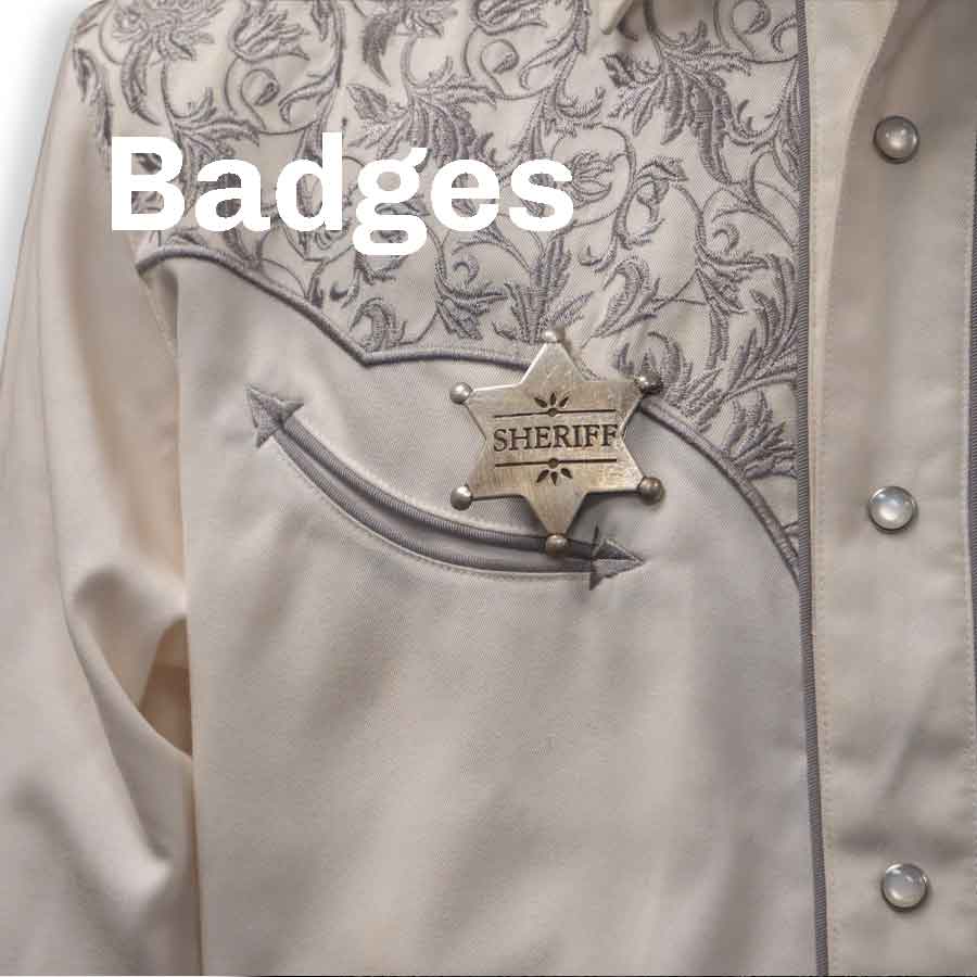 Old West Badges