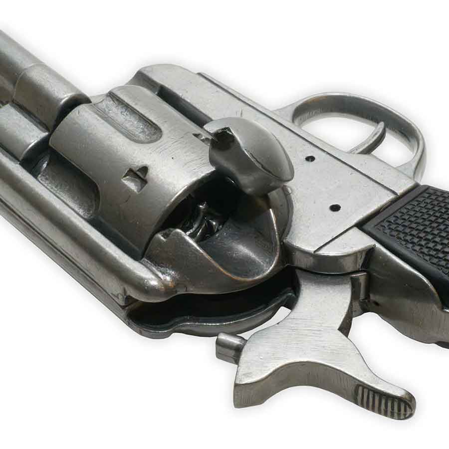 Western Peacemaker Revolver Replica – Gray Finish, Eagle Grips