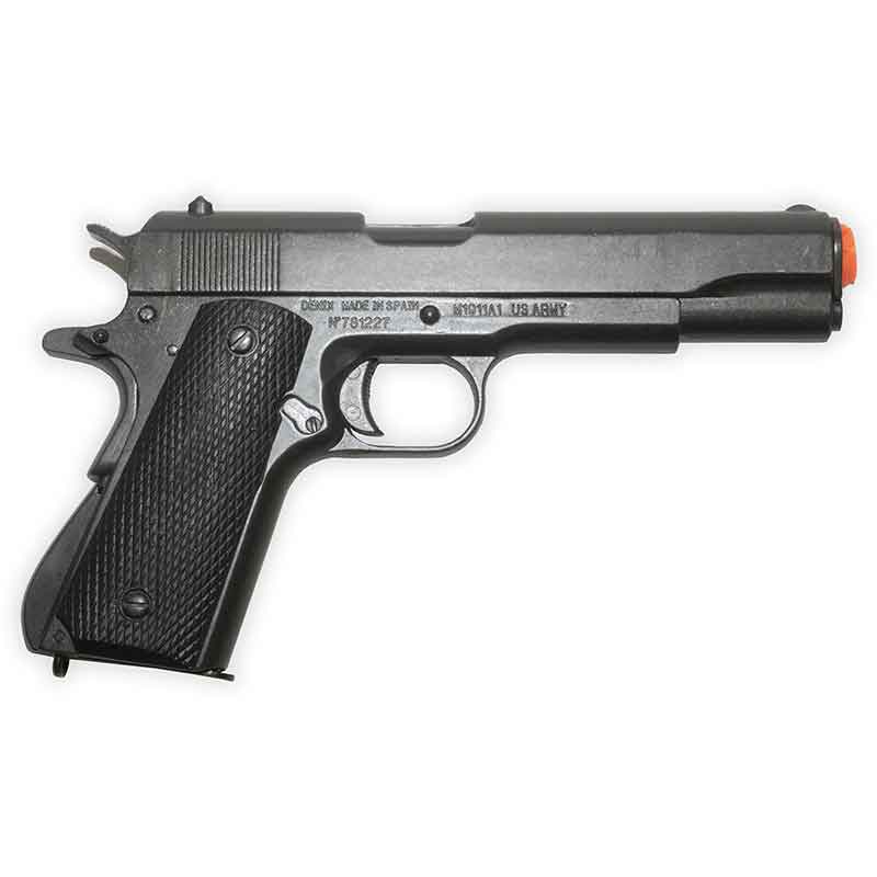 Non-Firing - M1911 Replica - Blued Finish with Scored Grips