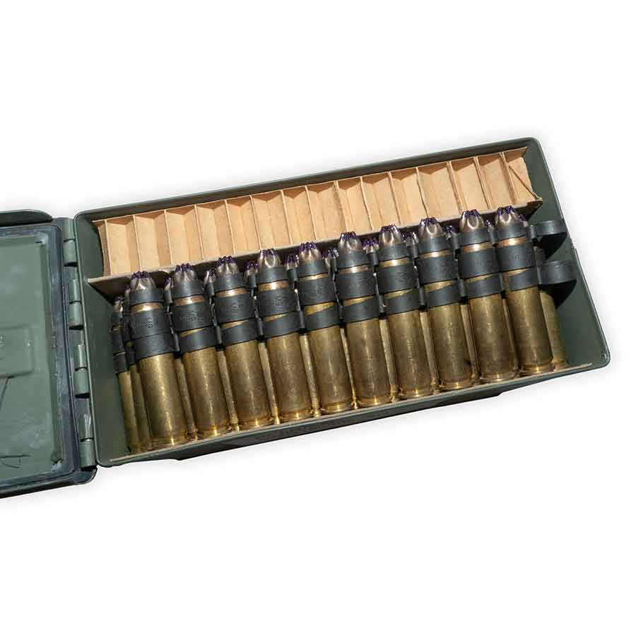 .50 Caliber BMG Linked Blank Ammunition (Box of 100)