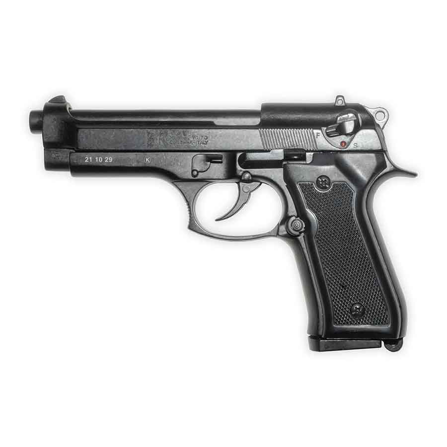 Beretta 92F ガスガン ブラック Beretta 92F Blank-Firing Semi-Auto Pistol · Western Stage Props