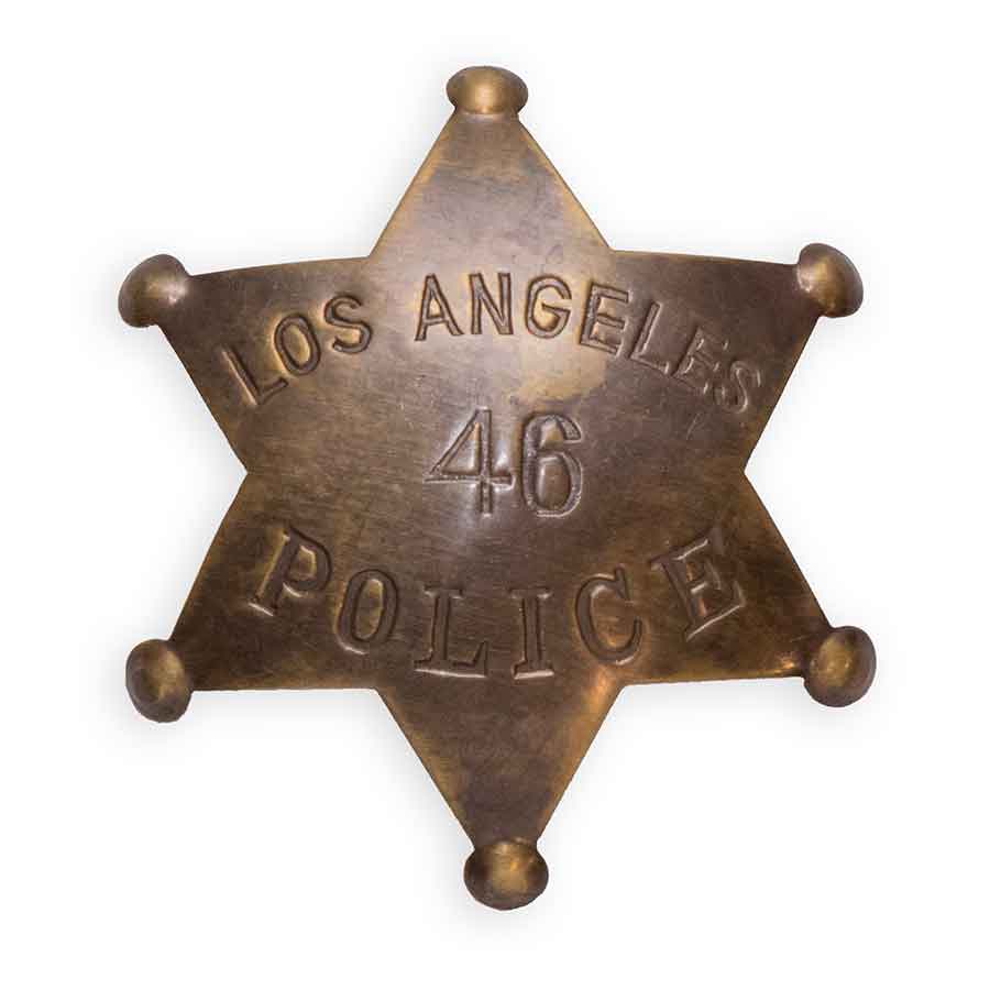 Los Angeles Police Brass Badge