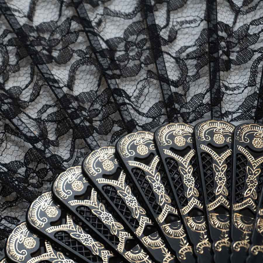Lace Folding Hand Fan