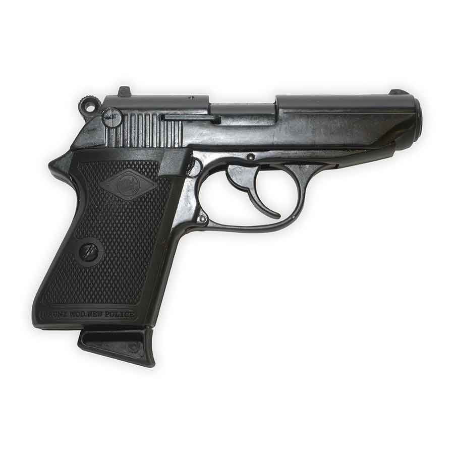 Blank-Firing Bruni Lady K Pistol - Semi-Auto Top-Firing 9mm PAK - Blued Finish