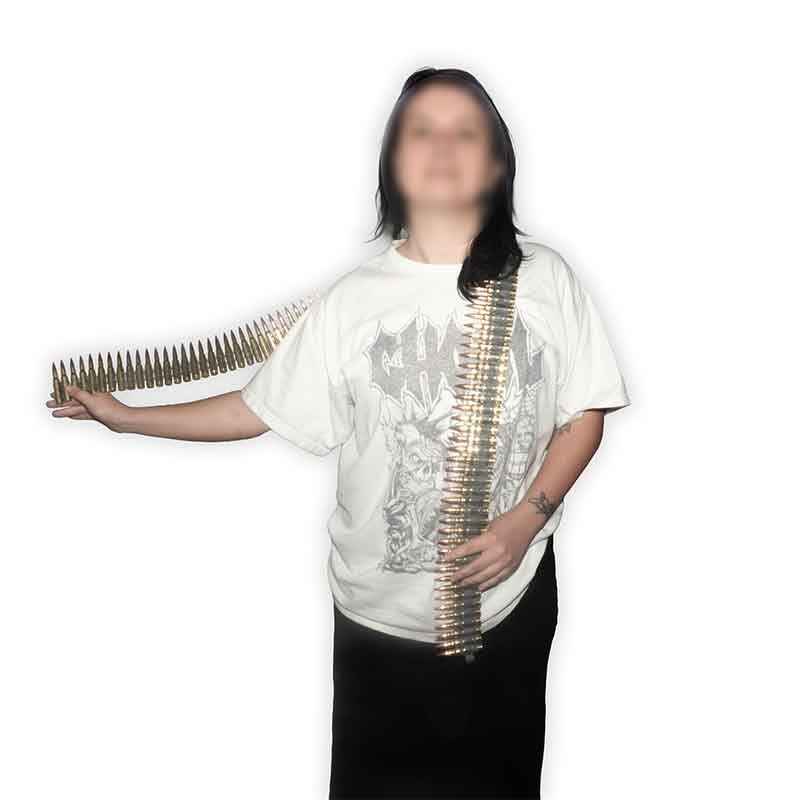 .308 Inert Prop Bullets - Chain of 100 Rounds