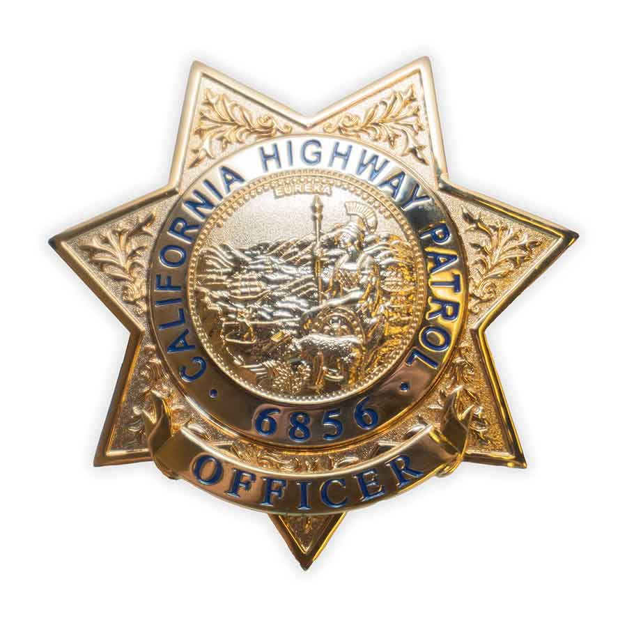 California Highway Patrol Officer Prop Badge