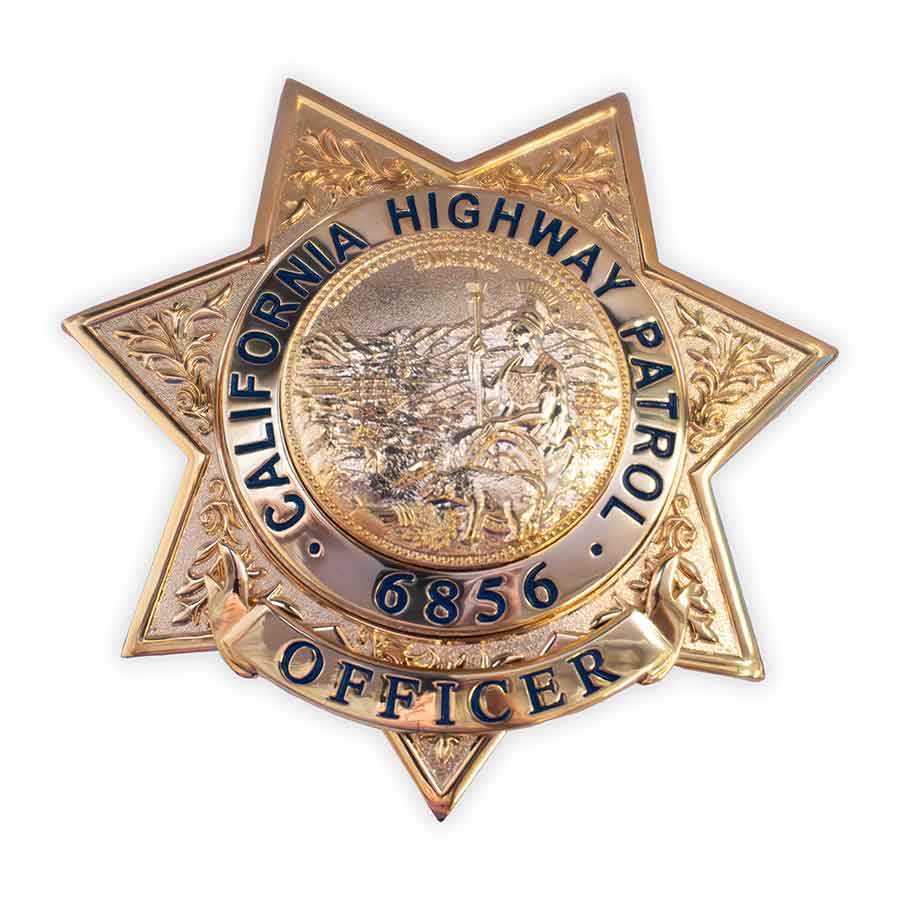 California Highway Patrol Officer Prop Badge