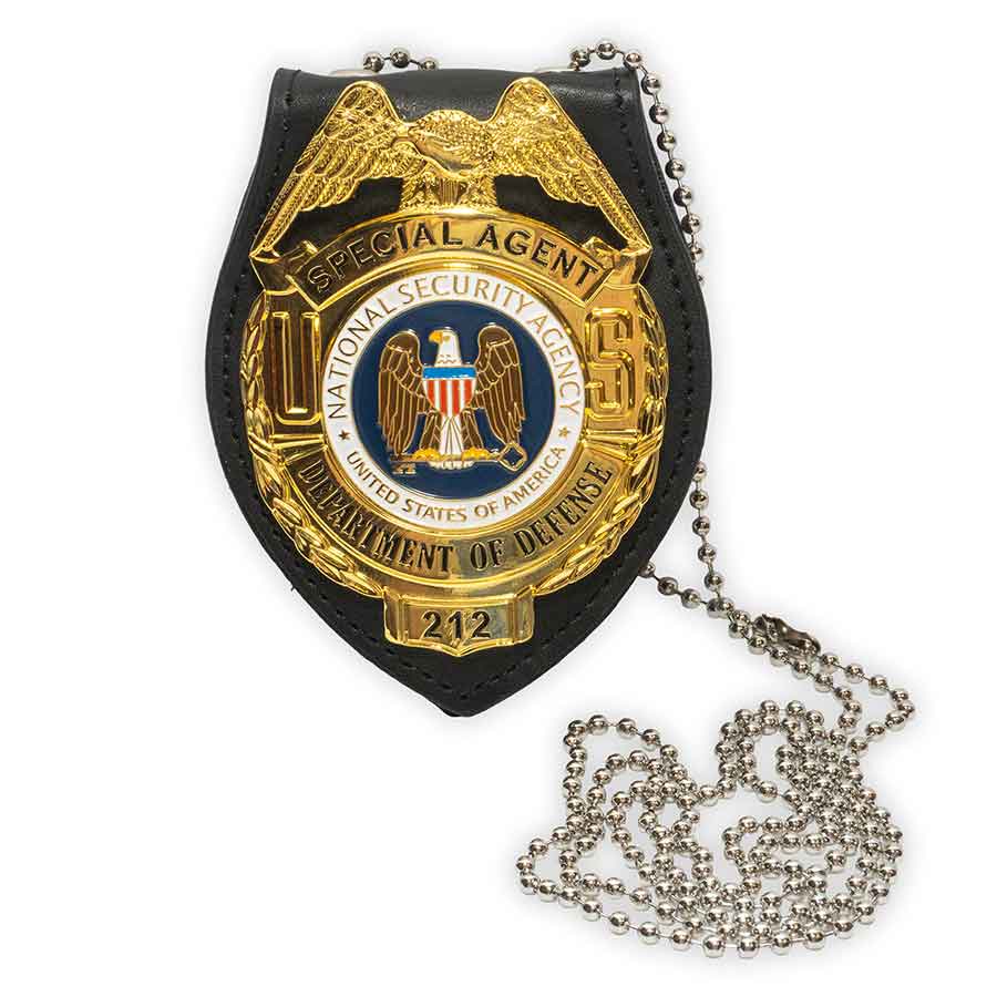 Special Agent Department of Defense Movie Prop Badge · Western Stage Props