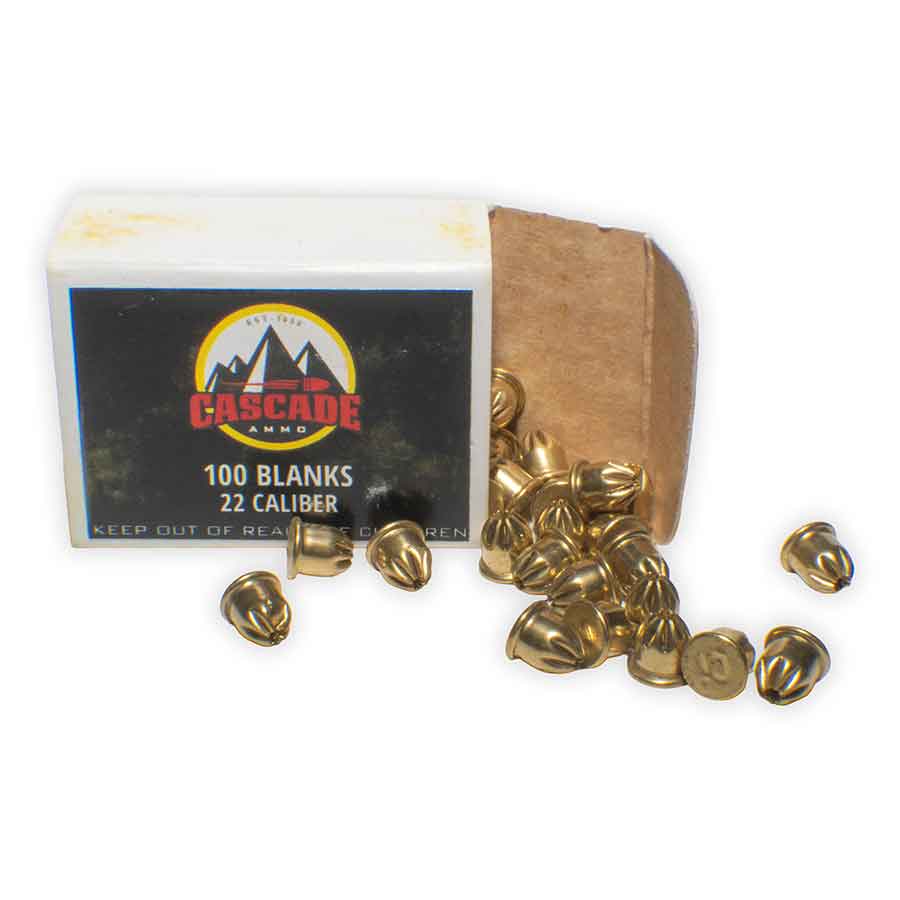 .22 Crimp Blank Ammunition  – 100 Rounds