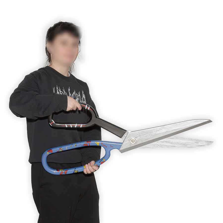 Foam Scissors Oversized Prop
