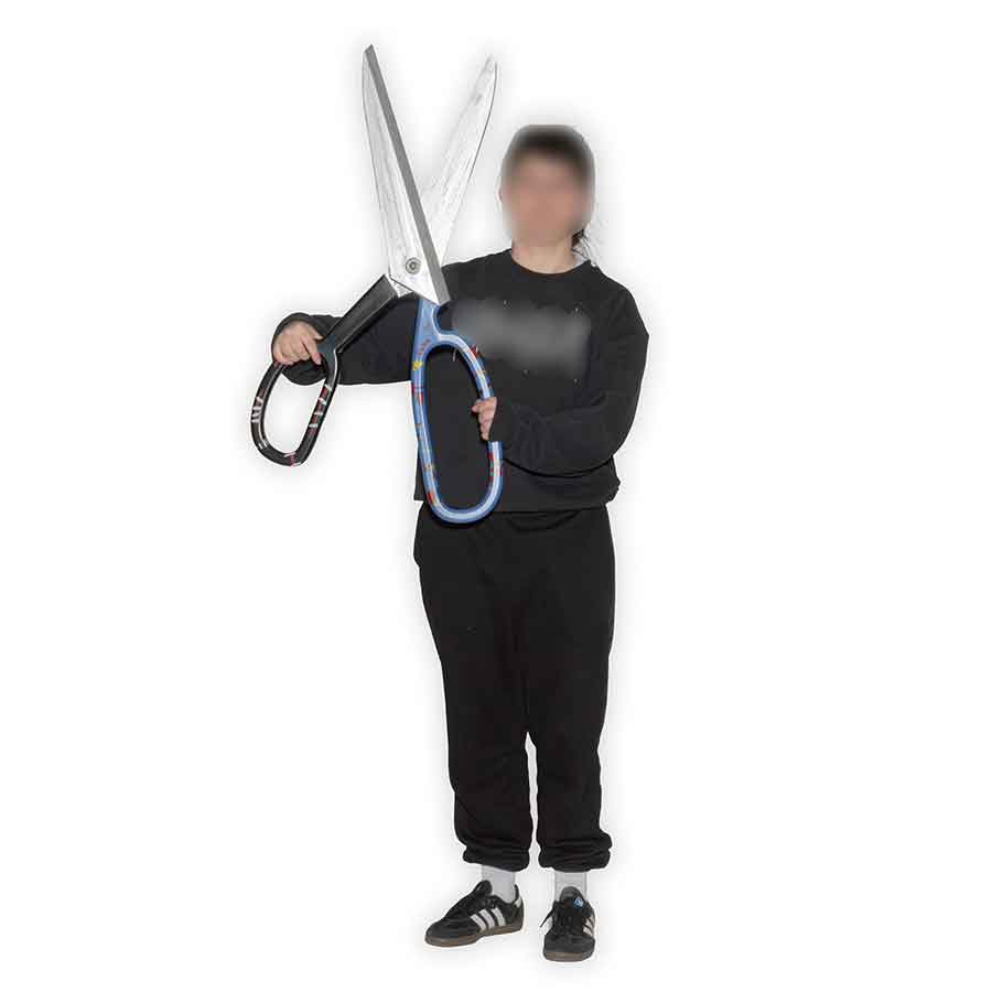 Foam Scissors Oversized Prop