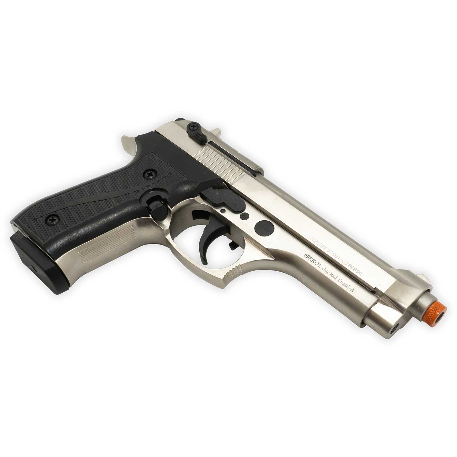 Shop Jackal Dual Full Automatic Front-Firing Blank Pistol