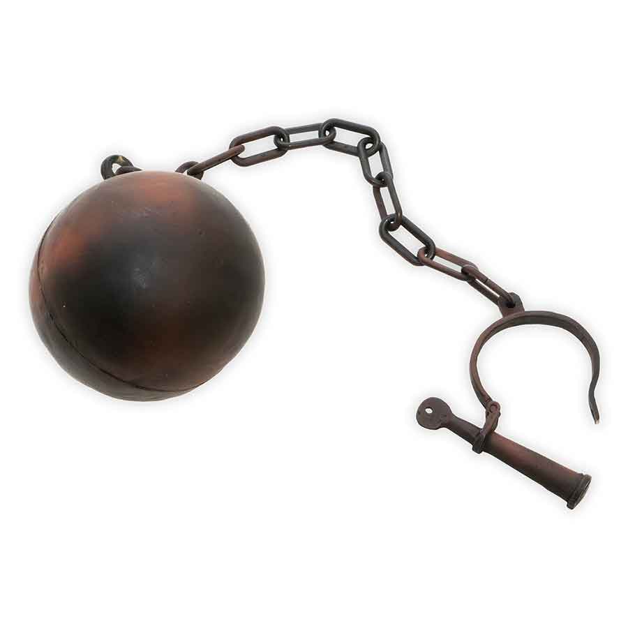 Foam Ball & Chain Lightweight Prop