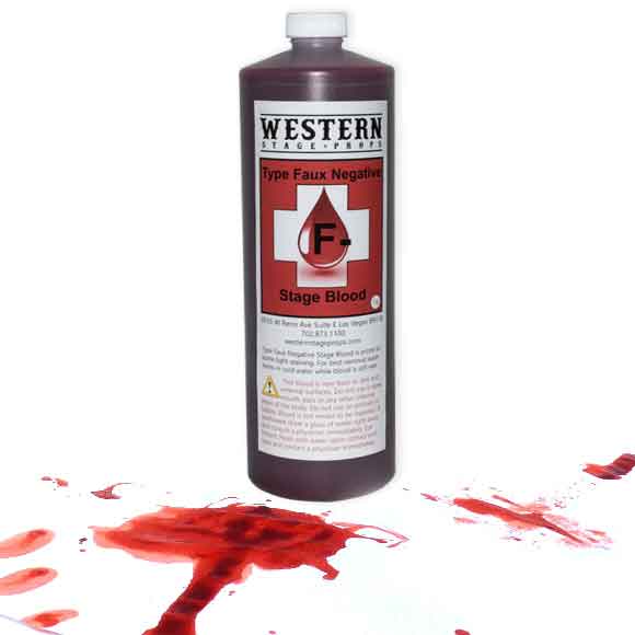 Theatrical Stage Blood (16 oz bottle)