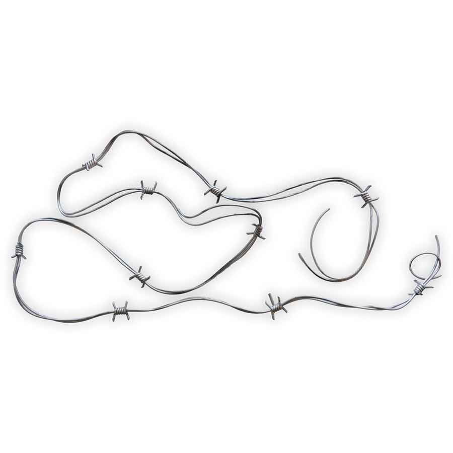 Faux Barbed Wire Segments
