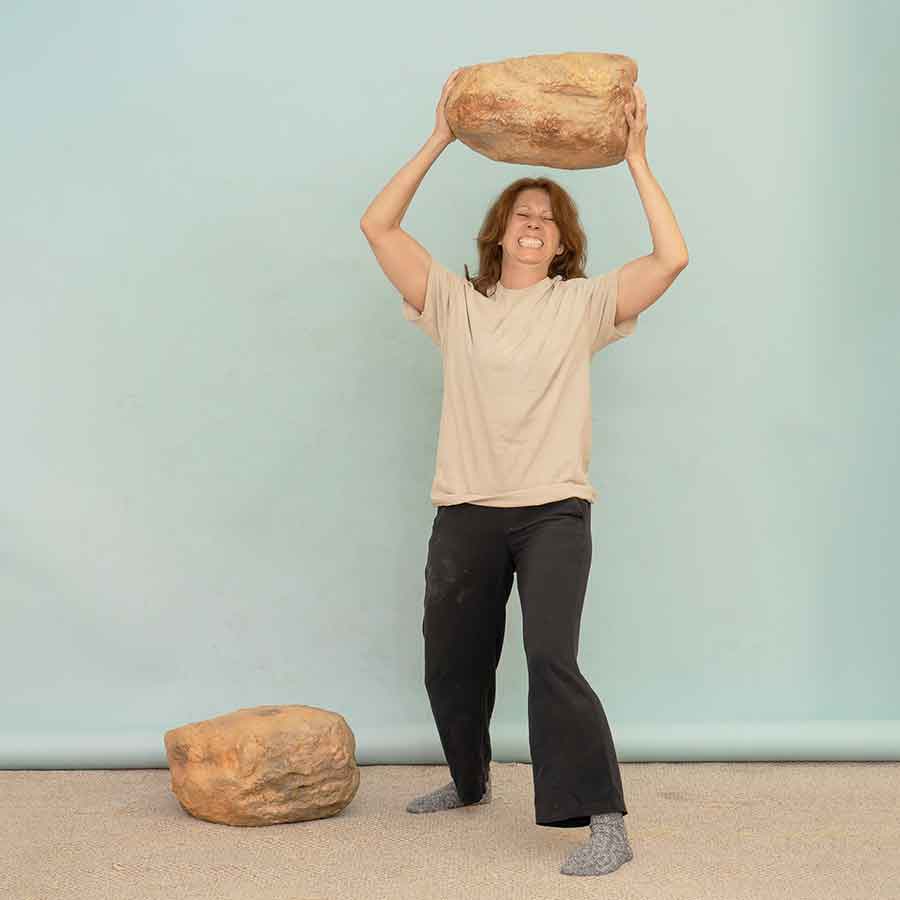 Faux Small Boulder Rental Prop