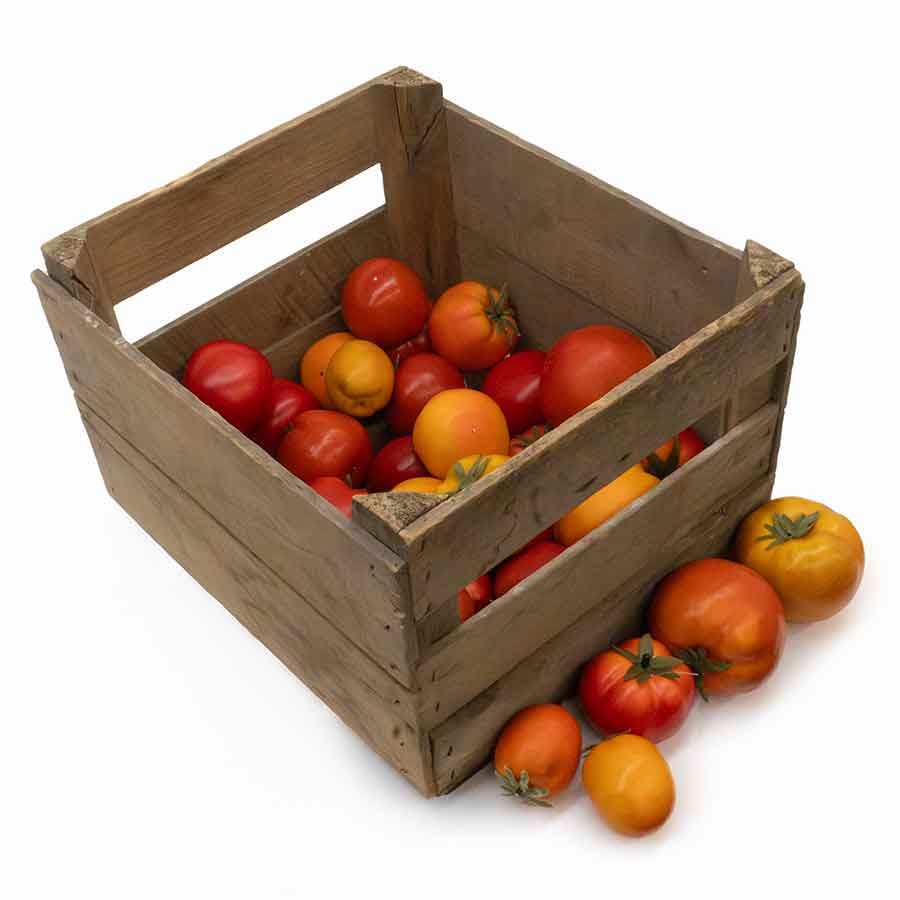 Faux Crate of Tomatoes Rental Prop