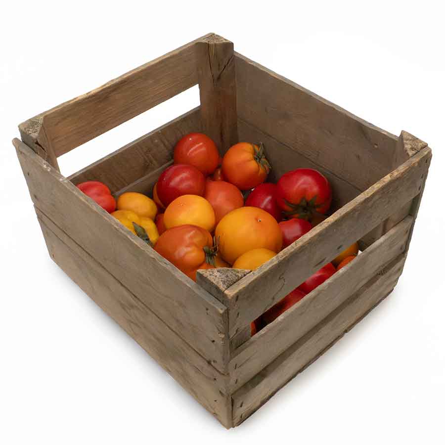 Faux Crate of Tomatoes Rental Prop