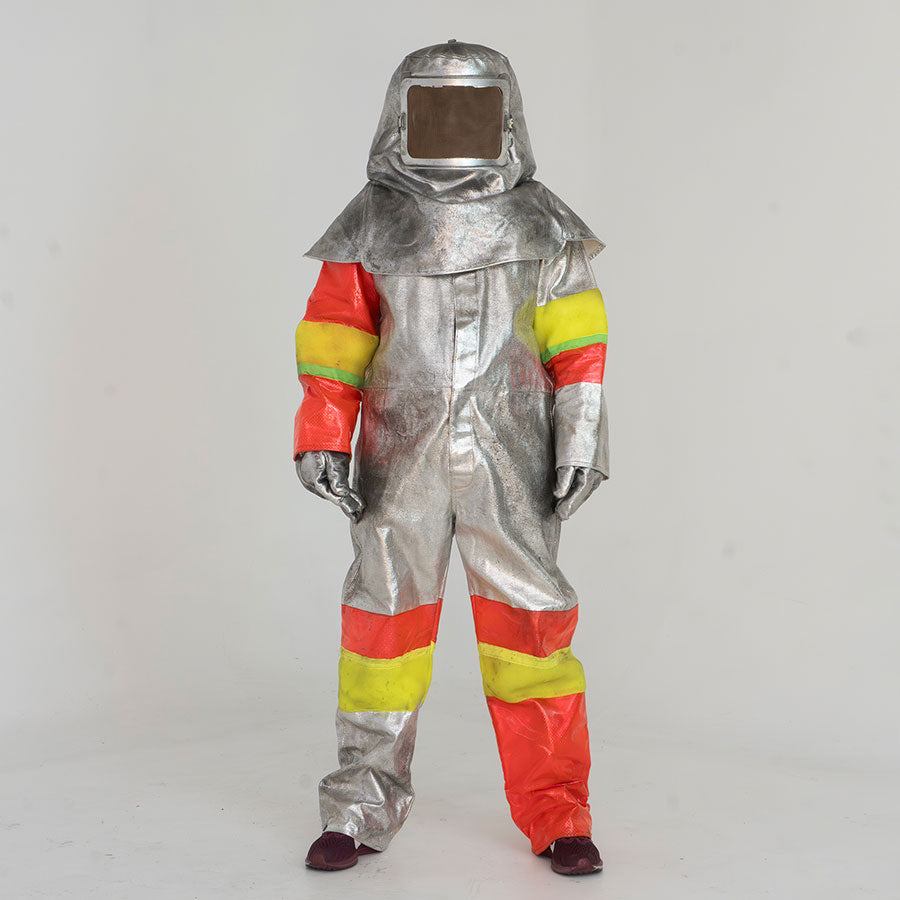 Silver Flame Resistant Suit Rental Costume