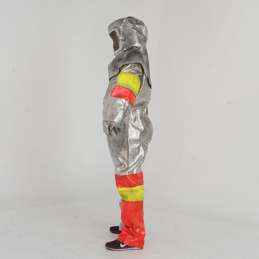 Silver Flame Resistant Suit Rental Costume