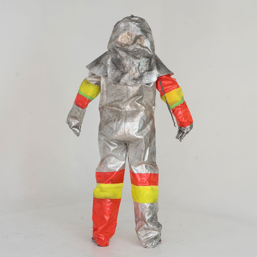 Silver Flame Resistant Suit Rental Costume