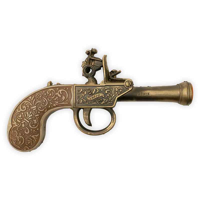 Foam 10" Flintlock Pistol Replica Prop