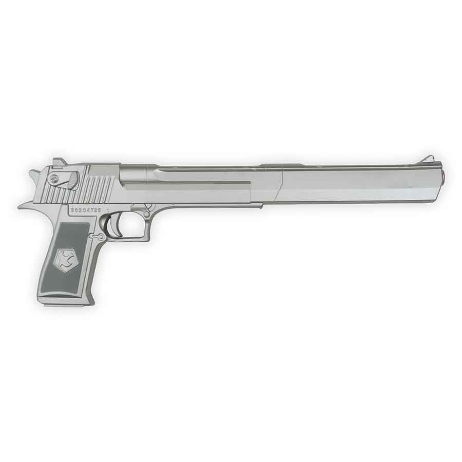 Silver "Peacemaker" Pistol Prop Gun