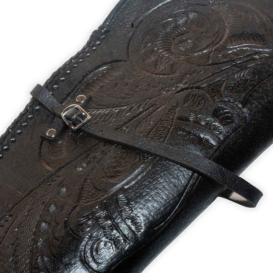 Tooled Leather Rifle Scabbard